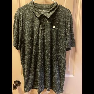 Hurley collard tee shirt